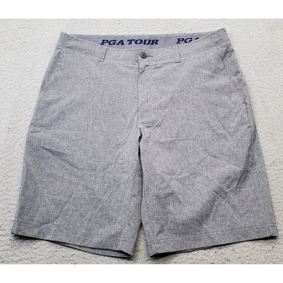 PGA Tour Other - PGA Tour Golf Shorts Mens 34 Gray Performance Stretch Slash Pockets Outdoor